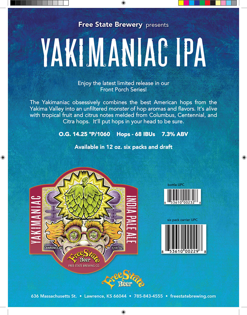 Yakimaniac IPA Sell Sheet