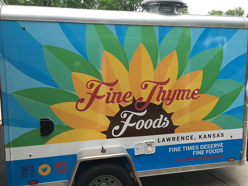 Fine Thyme Truck Wrap