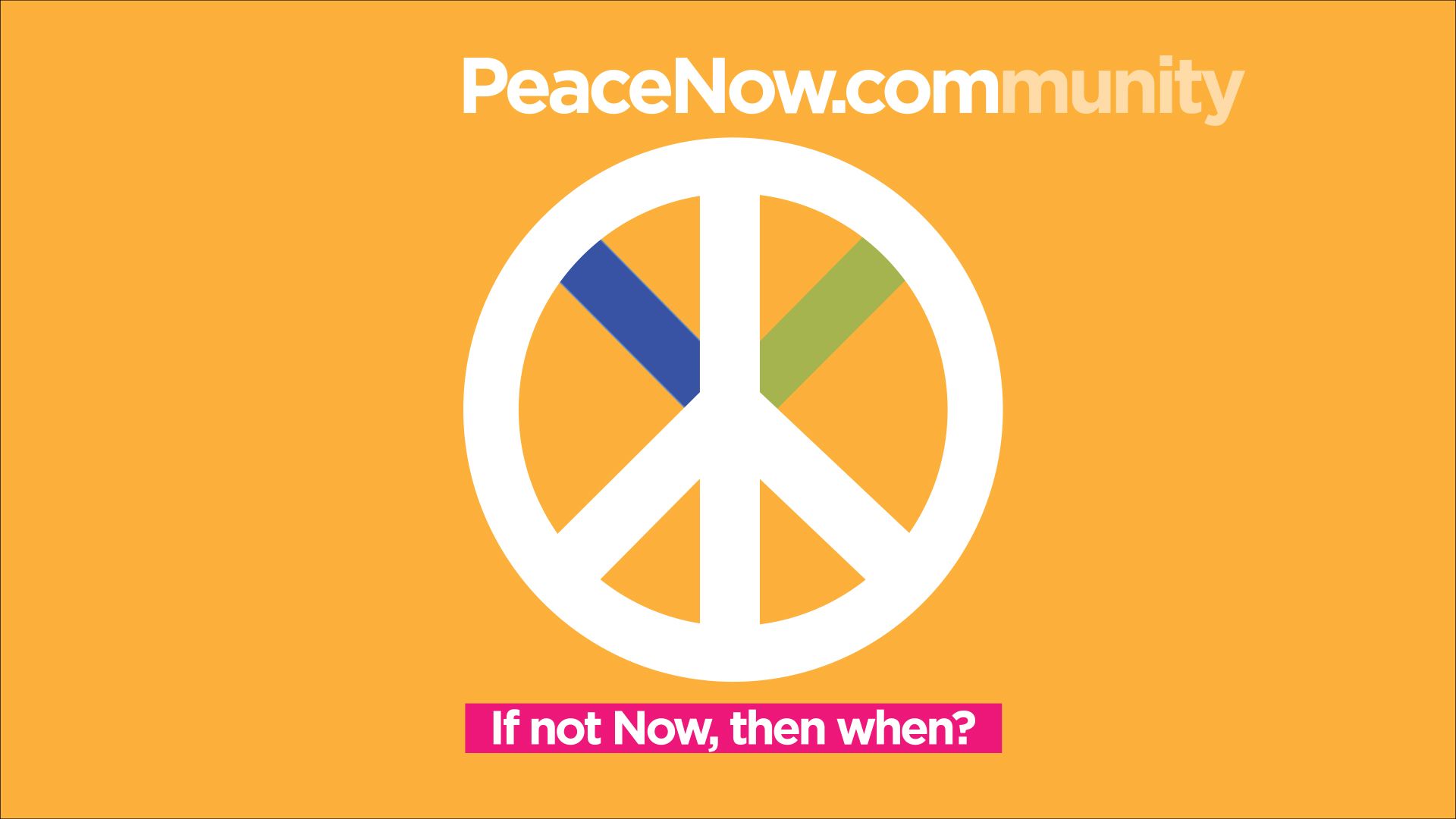 Peace Now Logo Design